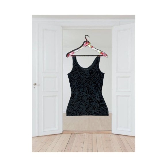 Teez-Her Tops - Teez-Her Black Tank Top Animal Print Women’s Medium